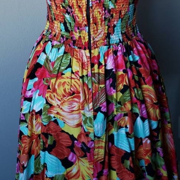 Vintage Shannon Marie Hawaiian Dress - Picture 4 of 5